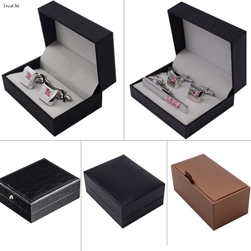 Men Accessories Gift Box - Luxury Tie Clip Cufflinks Storage Box