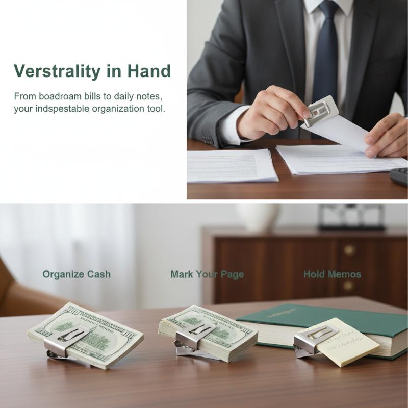 Money Clip Slim - Slim Stainless Steel Men's Money Clip