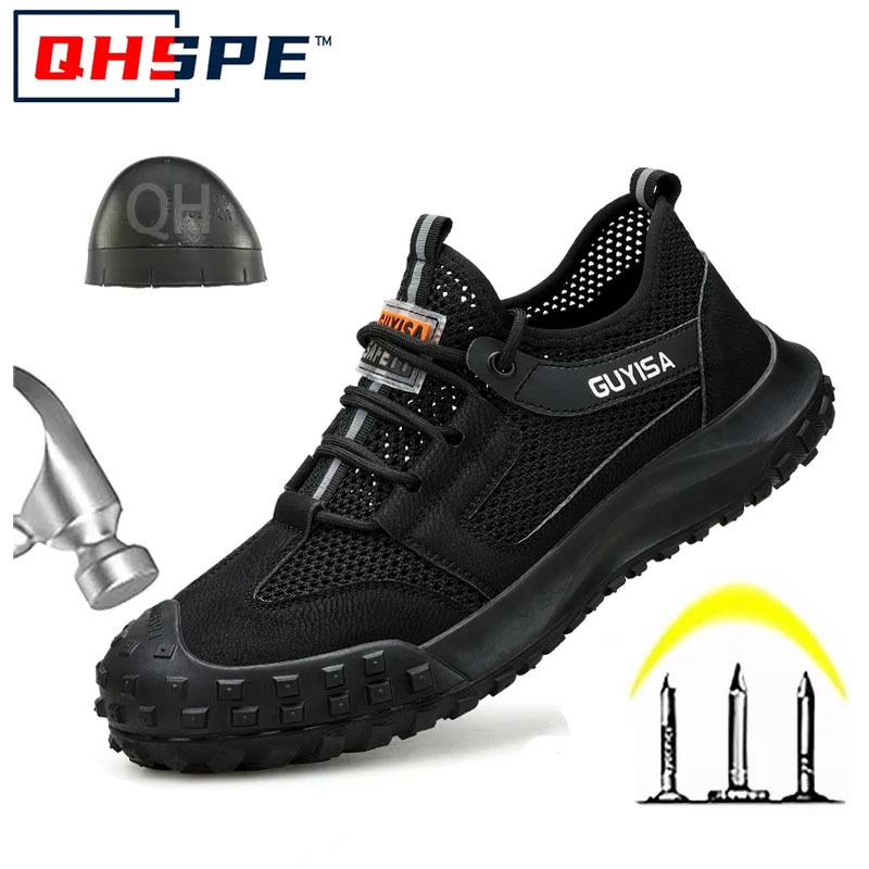 Men Accessories Brand - mens fashion breathable steel toe cap