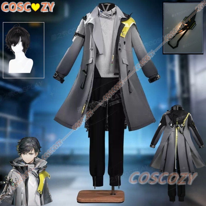 Men Accessories Set - Endministrator A B Cosplay Costume Game