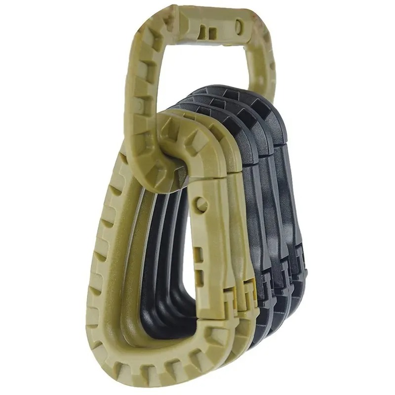 Keychain Multi Tool - Tactical Carabiner Set Plastic Steel Quick