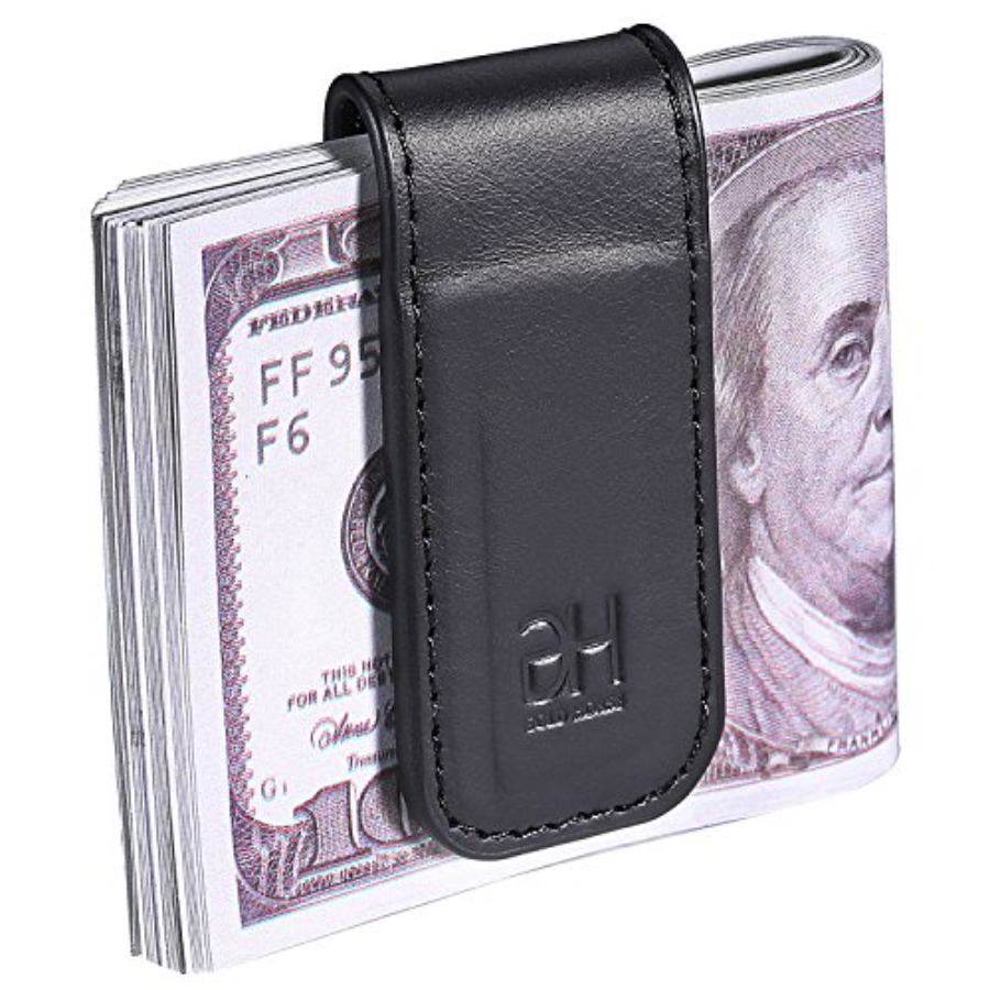 Money Clip Slim - Slim Magnetic Money Clip Genuine Leather