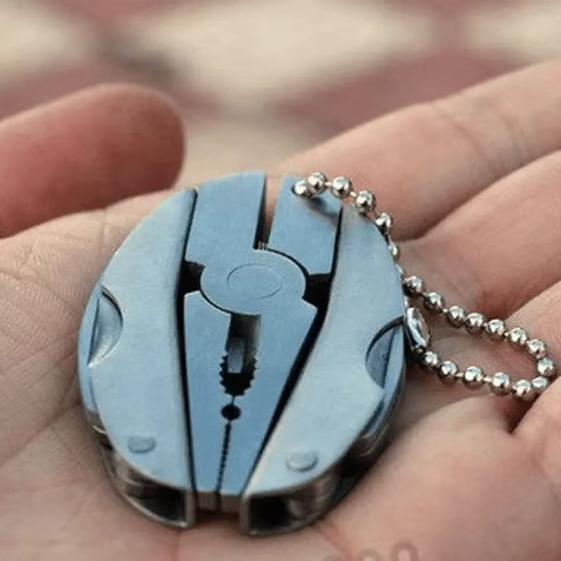 Keychain Multi Tool - Portable Stainless Steel Multi-tool Pliers Knife