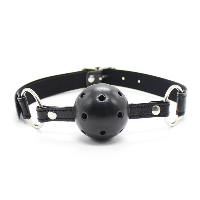 Men'S Accessories Trending - Bdsm Leather Mouth Gag Ball Sex