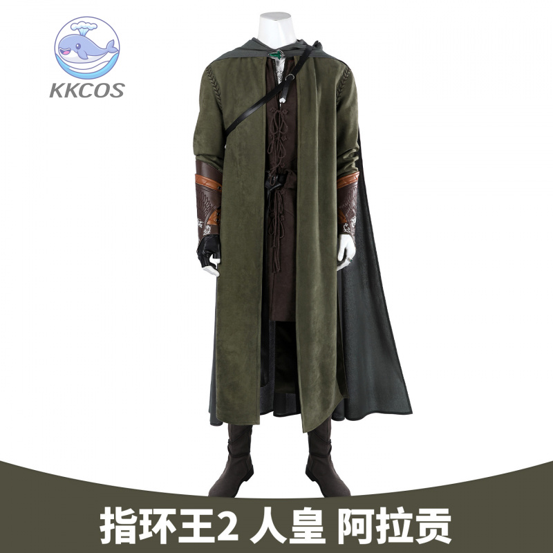 Men Accessories Set - RingLords Aragorn Cosplay Costume Top Pants