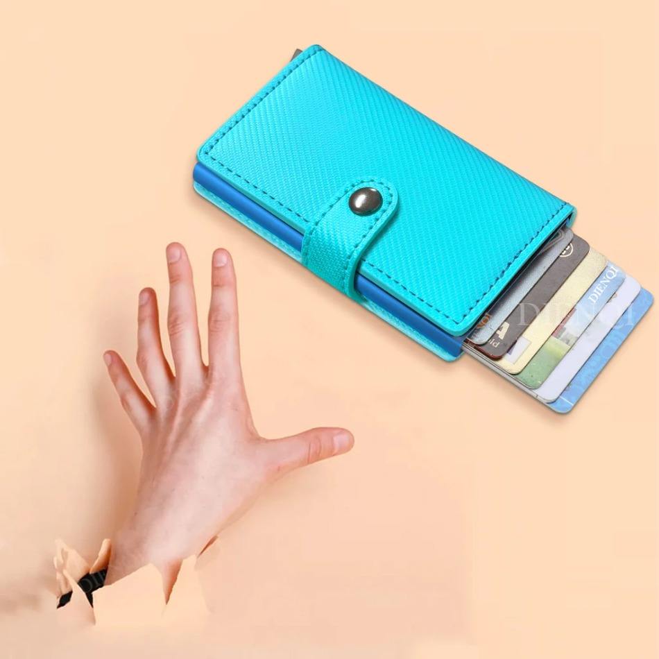 Card Case Minimalist - PU Leather Business Card Holders ID