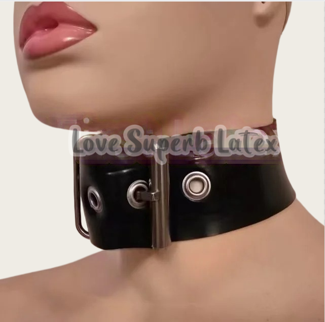 Men Accessories Neck Chain - 0.4mm Sexy Latex Neck Choker Rubber