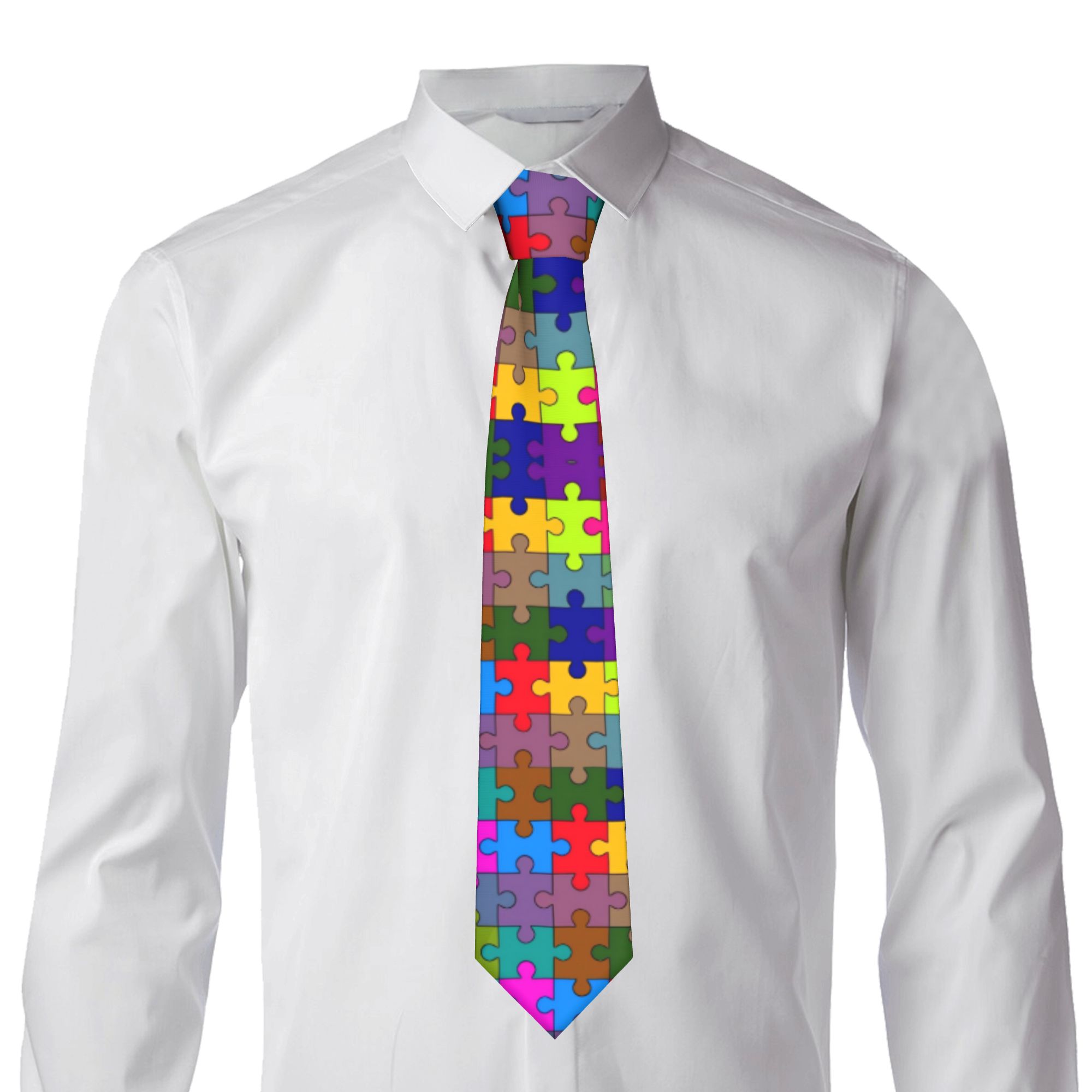Dark Gradient Puzzle Tie  Wedd - огляд і ціна Men Accessories Elegant