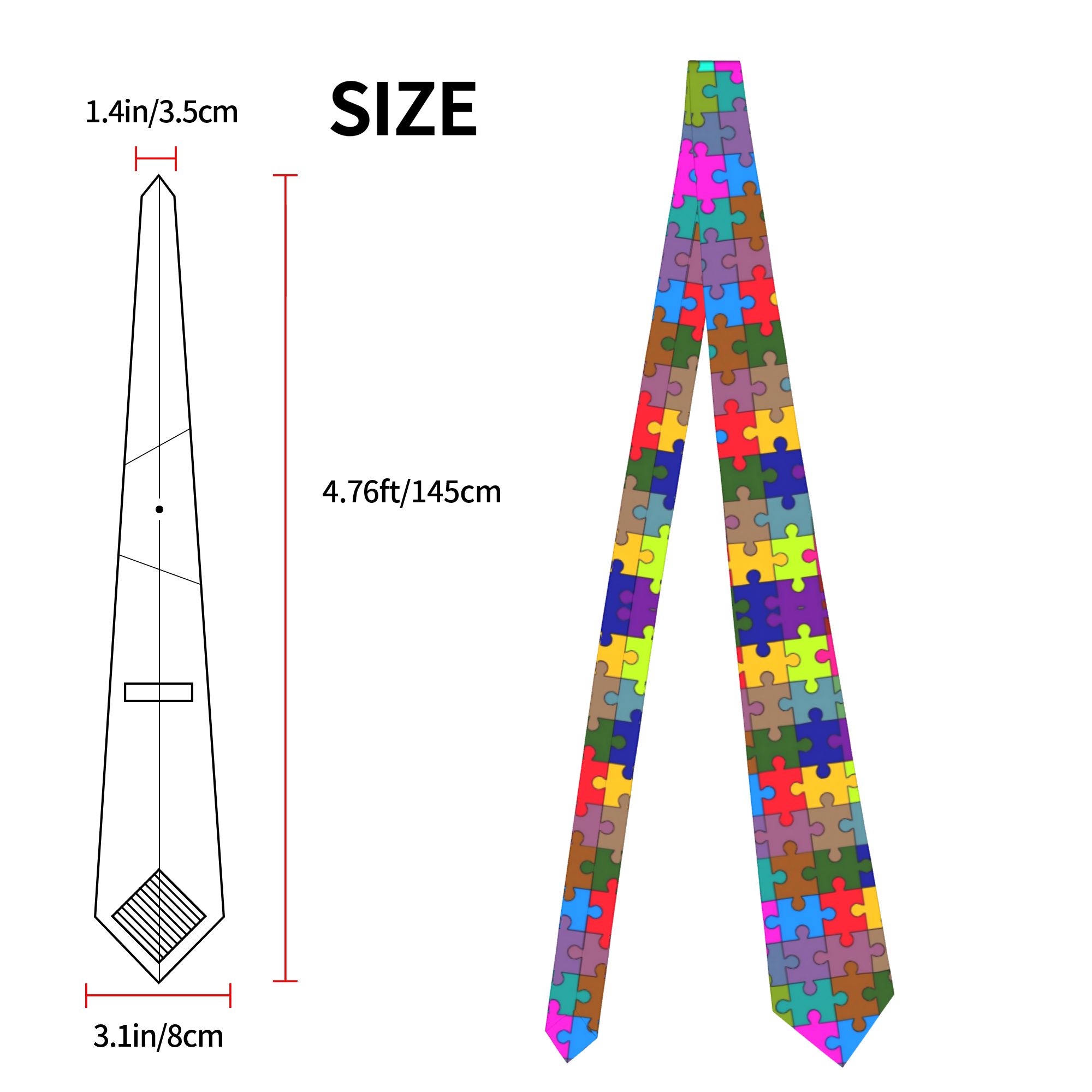 Dark Gradient Puzzle Tie  Wedd - огляд і ціна Men Accessories Elegant