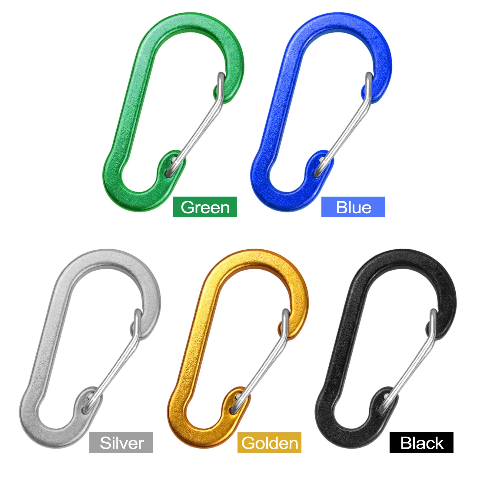 5/10/12pcs Carabiner Clips Min - огляд і ціна Keychain Multi Tool