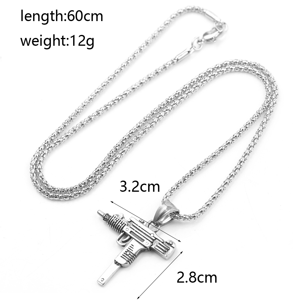 Punk Uzi Pistol Machine Gun Ne - огляд і ціна Men'S Accessories And Jewelry