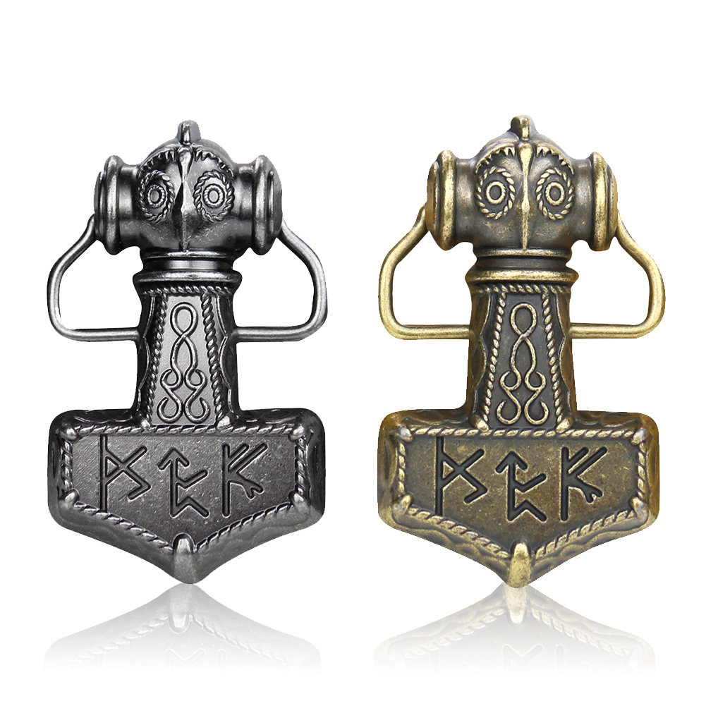 Western Odin Hammer Belt Buckl - огляд і ціна Men'S Viking Accessories