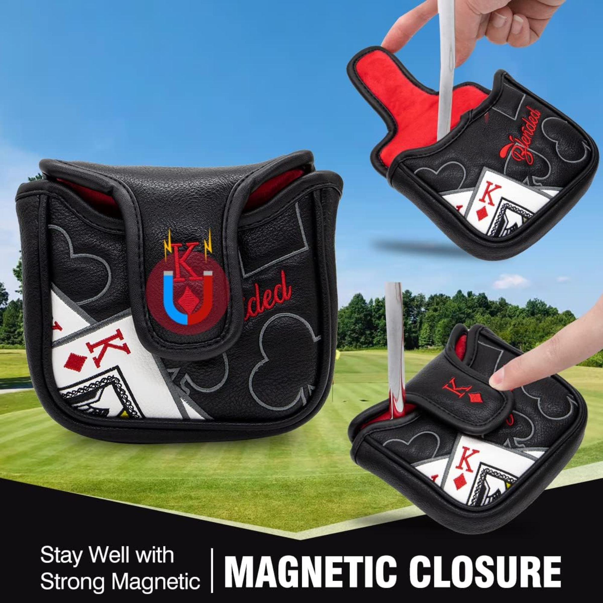 King Of Hearts Embroidered Mal - огляд і ціна Men Accessories Brand