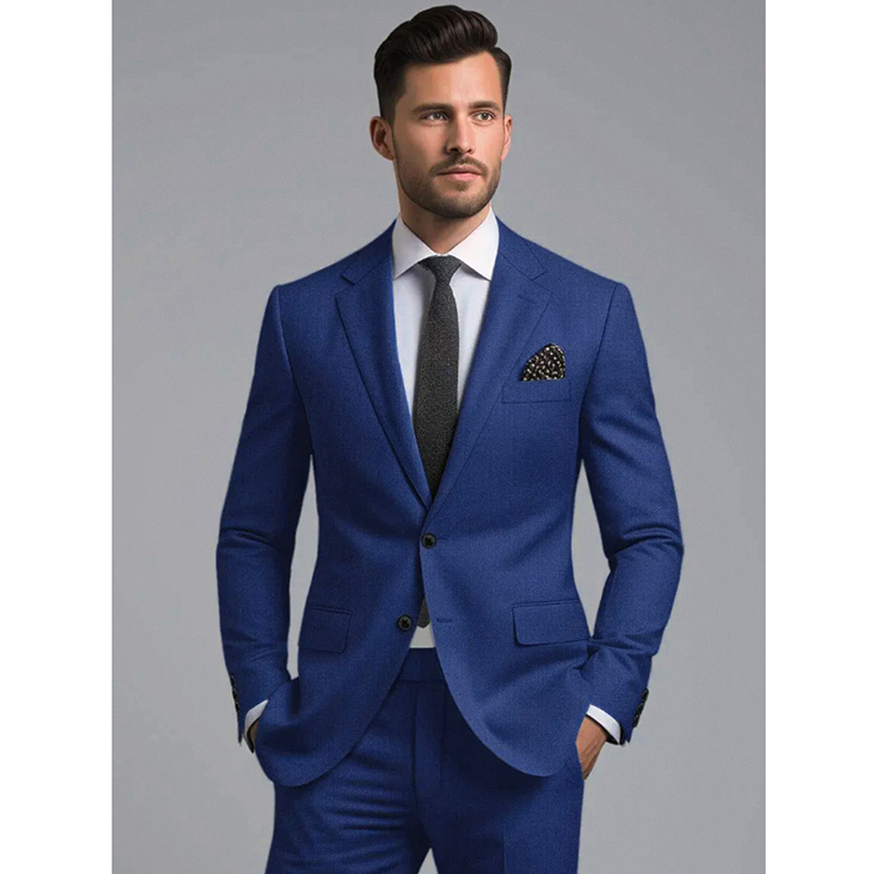 Men's Suit Set 2 Piece Stylish - огляд і ціна Men Accessories Elegant