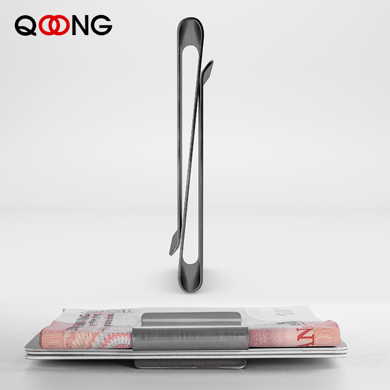 QOONG Stainless Steel Slim Dou - огляд і ціна Money Clip Slim