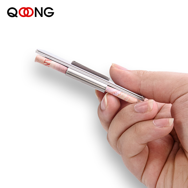 QOONG Stainless Steel Slim Dou - огляд і ціна Money Clip Slim