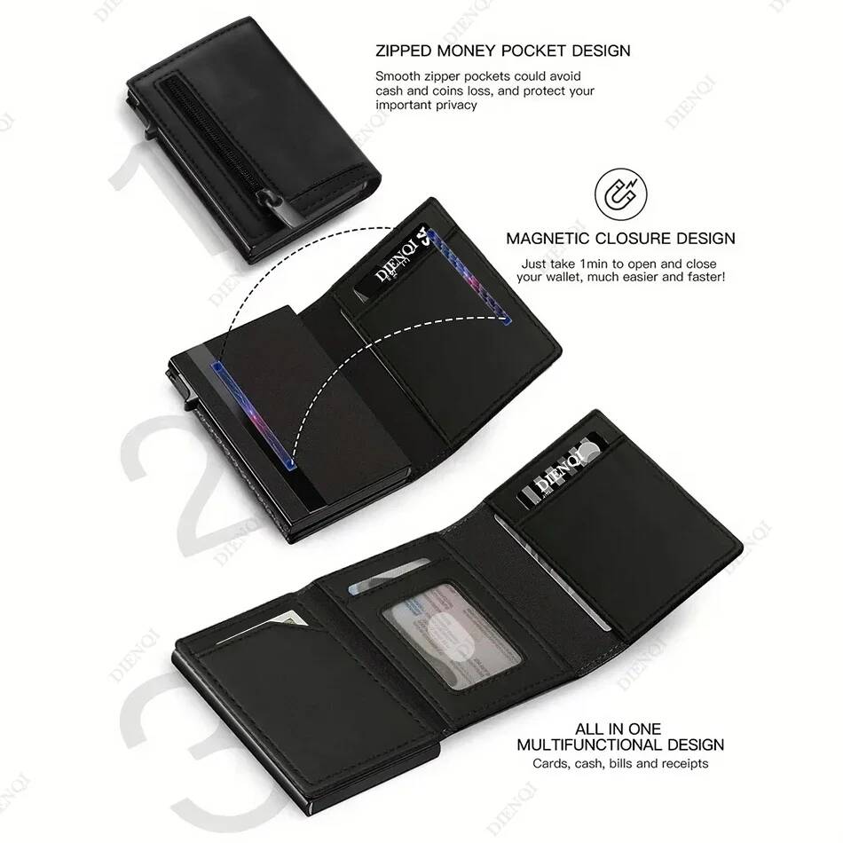OUIO Rfid Credit Card Holder W - огляд і ціна Card Case Minimalist