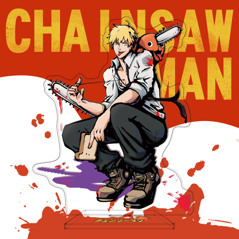 16Cm Anime Chainsaw Man Acryli - огляд і ціна Men Accessories For Birthday Gift