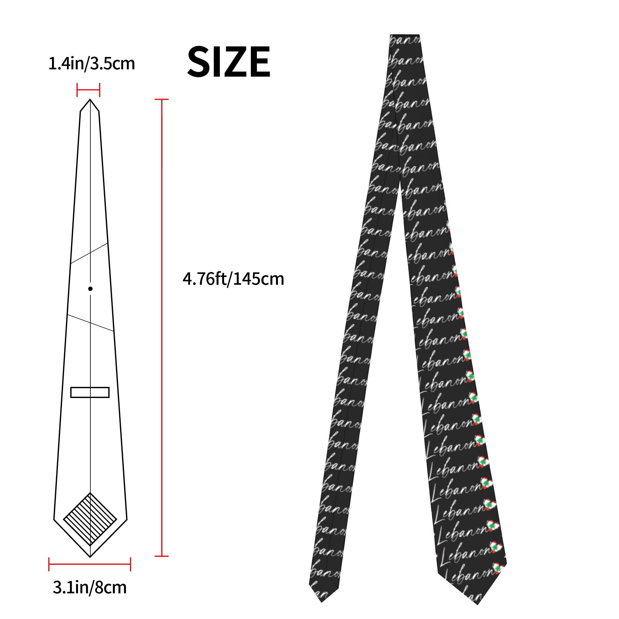 Men's Tie Lebanon Lebanese Fla - огляд і ціна Men Accessories Lebanon