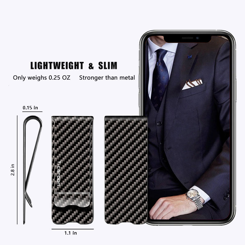 Carbon Fiber Money Clip for Ca - огляд і ціна Money Clip Slim