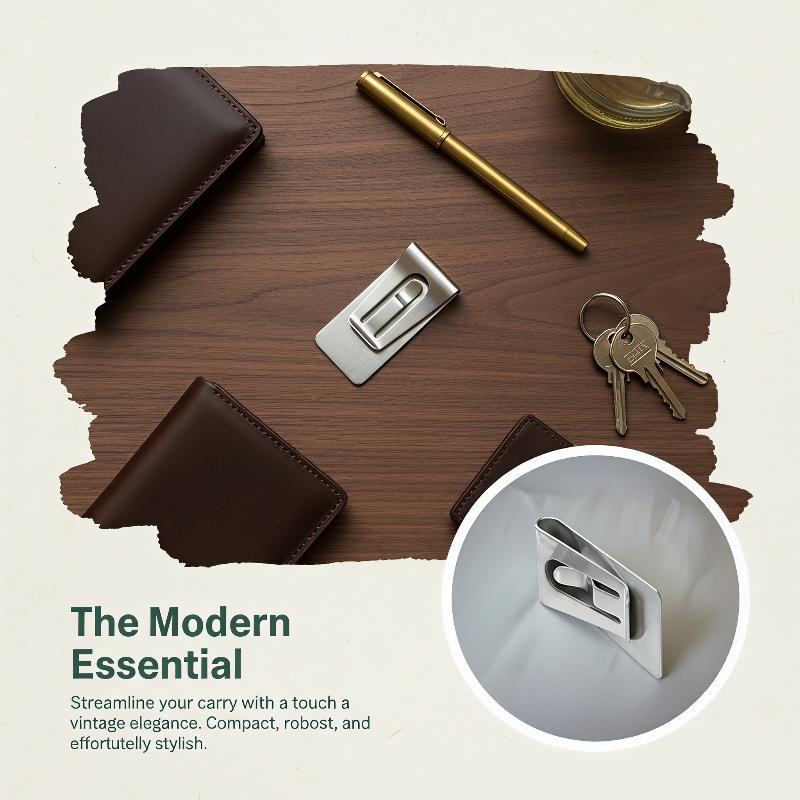 Slim Stainless Steel Men's Mon - огляд і ціна Money Clip Slim