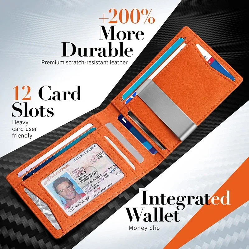 Carbon Fiber Mens Wallet Money - огляд і ціна Money Clip Slim