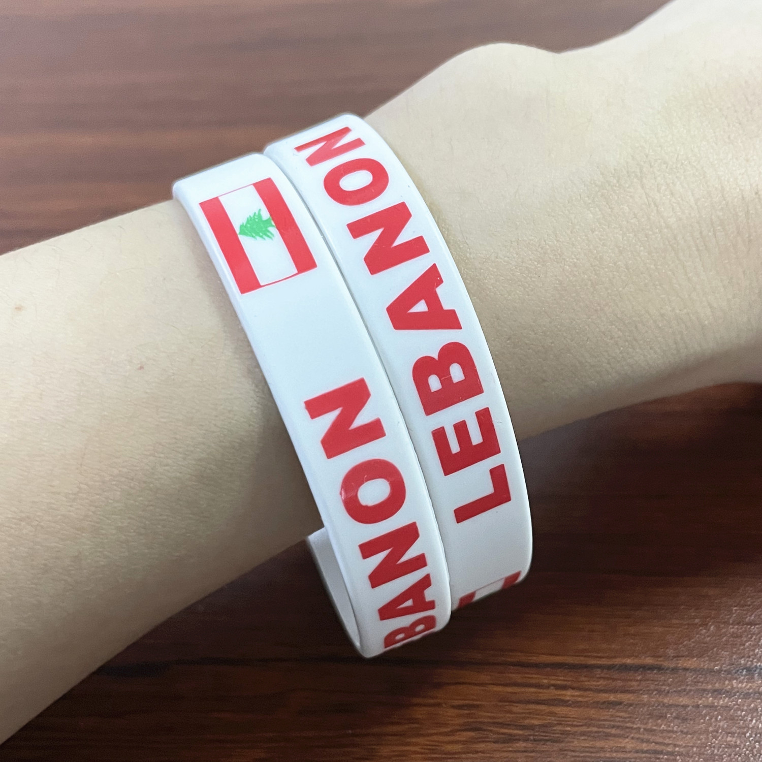 2pcs Lebanon Flag Silicone Bra - огляд і ціна Men Accessories Lebanon
