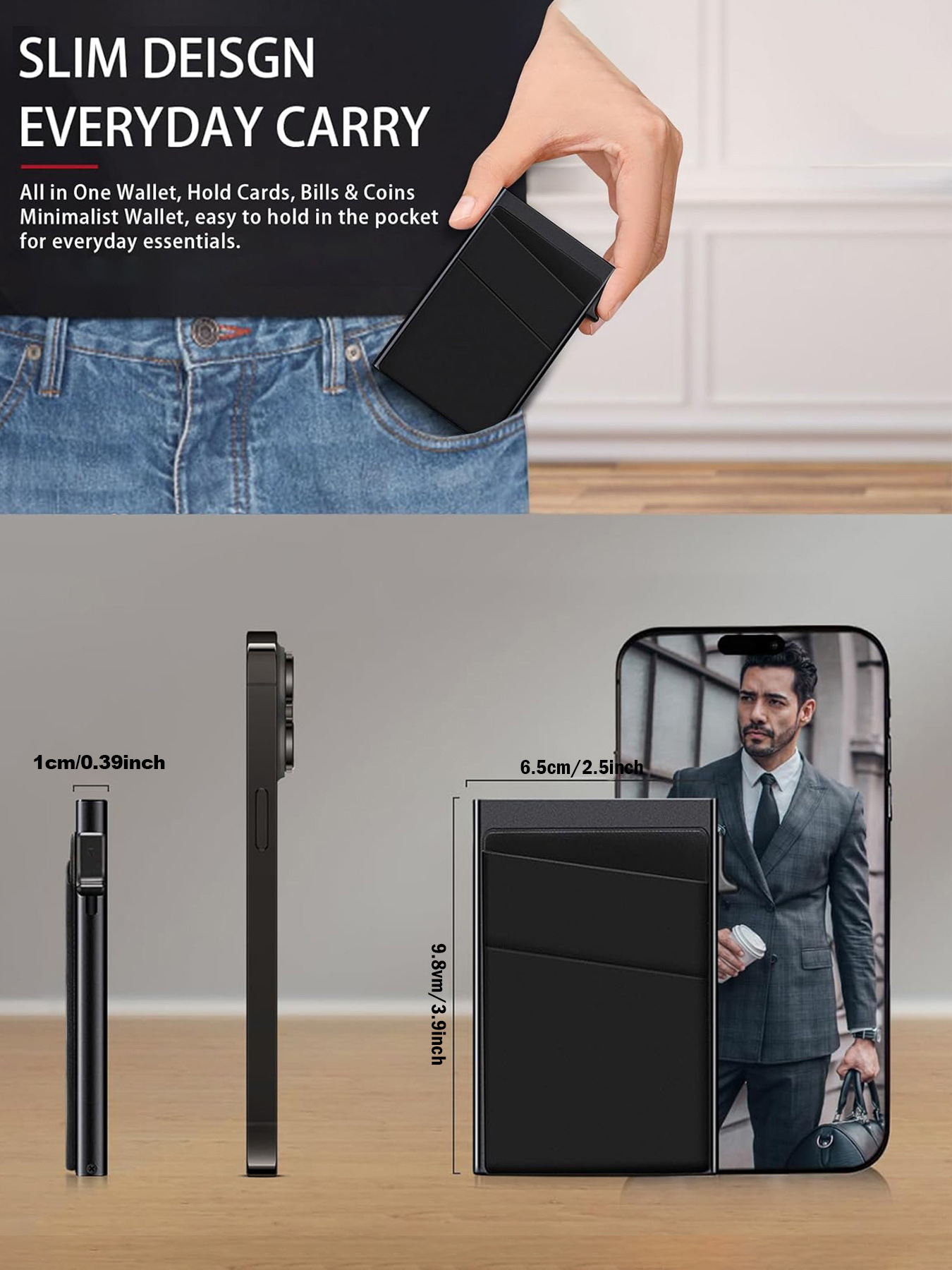 Anti-theft Cards Protectors Ca - огляд і ціна Card Case Minimalist