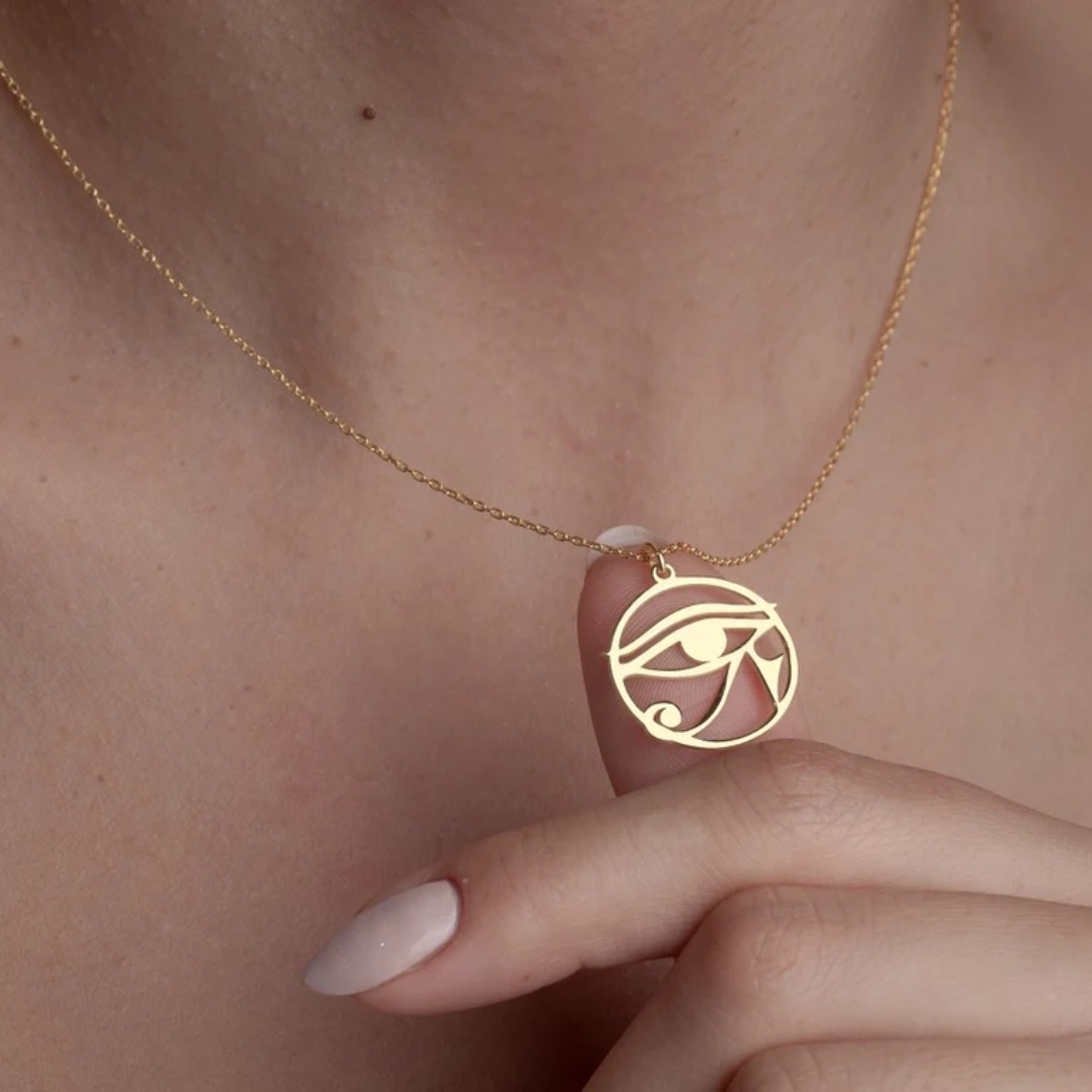 Retro Egypt Eye of Ra Pendant  - огляд і ціна Men'S Accessories Jewelry Egypt