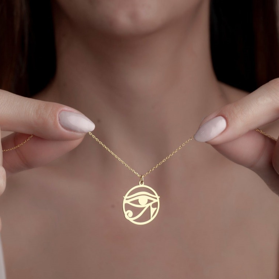 Retro Egypt Eye of Ra Pendant  - огляд і ціна Men'S Accessories Jewelry Egypt