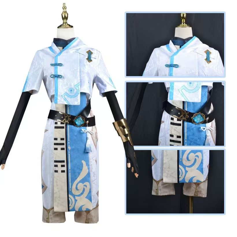 Genshin Impact ChongYun Cospla - огляд і ціна Men Accessories Set