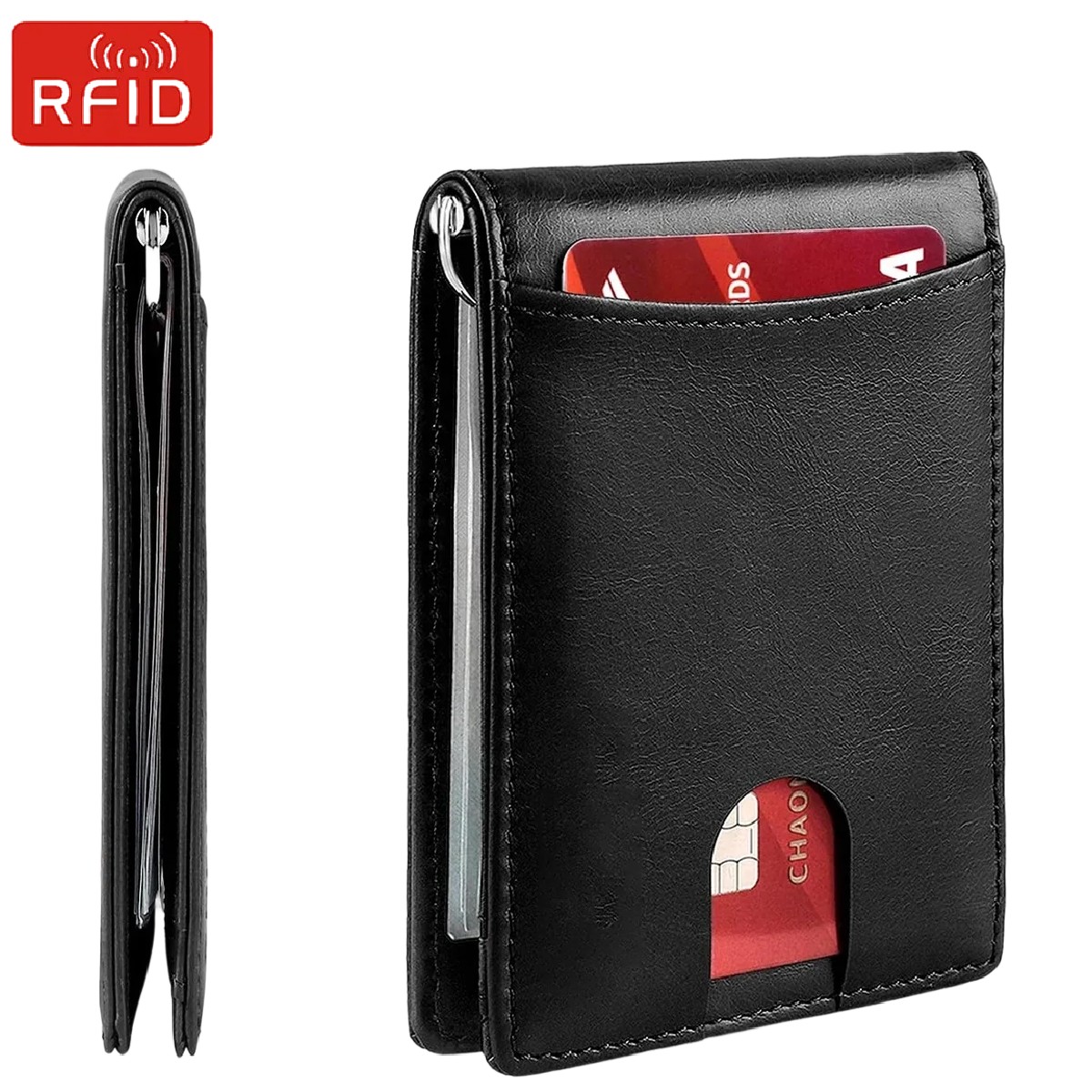RFID Business Card Holder Men  - огляд і ціна Money Clip Slim