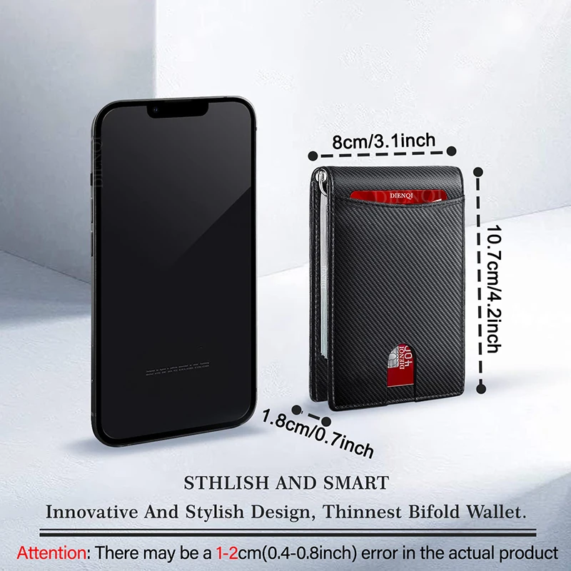 RFID Business Card Holder Men  - огляд і ціна Money Clip Slim