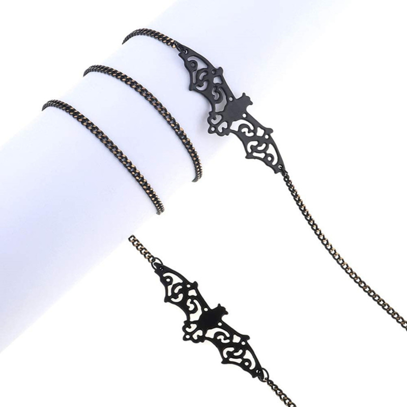 1-10PCS Gothic Bat Eyeglass Ch - огляд і ціна Men Accessories Neck Chain