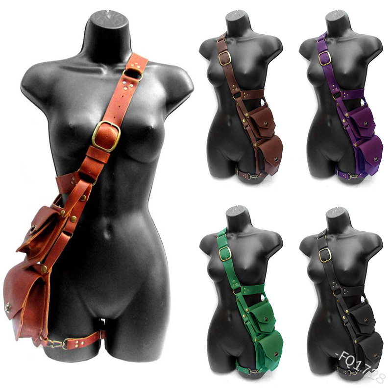 Medieval Pouch Bag Belt Leathe - огляд і ціна Men'S Viking Accessories
