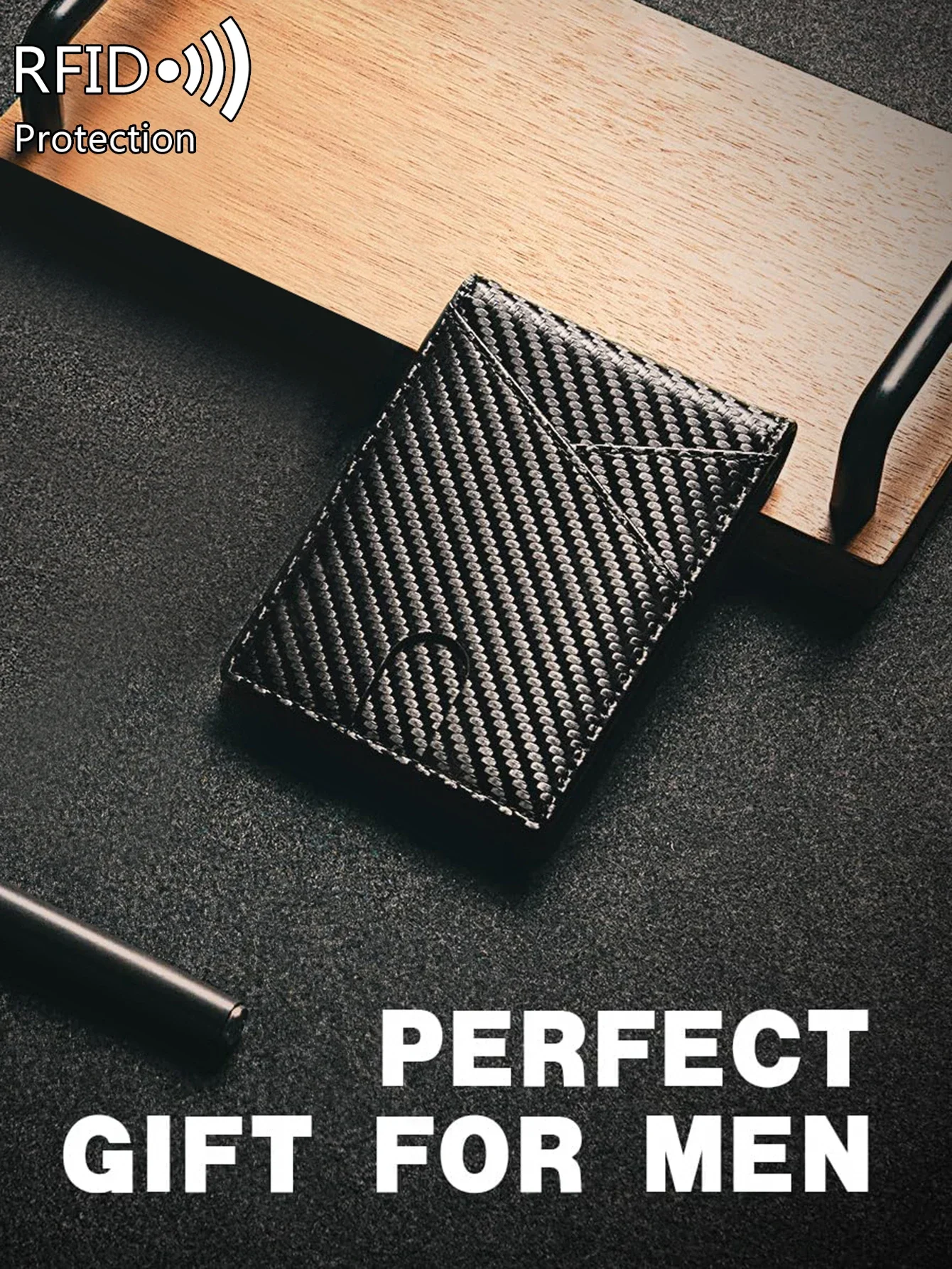 Minimalist men's wallet RFID a - огляд і ціна Card Case Minimalist