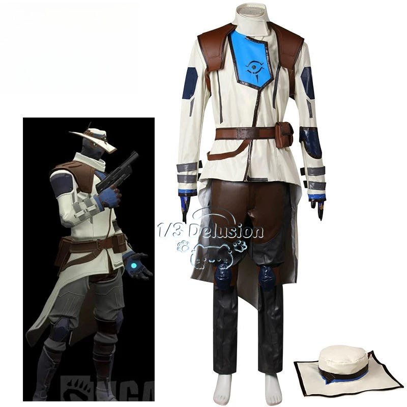 Valorant Cypher Zero Cosplay C - огляд і ціна Men Accessories Set