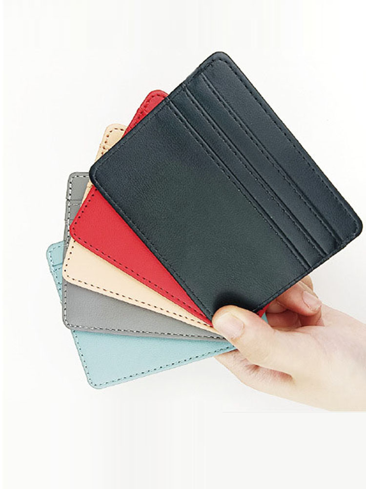 PU Leather ID Card Case - Slim - огляд і ціна Card Case Minimalist