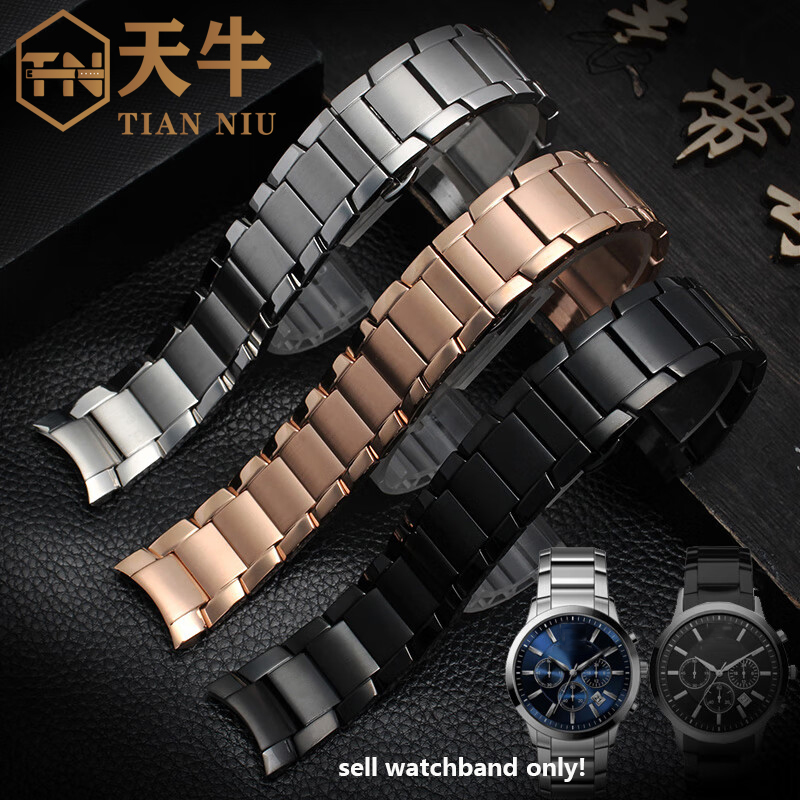 22mm Bracelet For Armani AR244 - огляд і ціна Men'S Accessories Armani