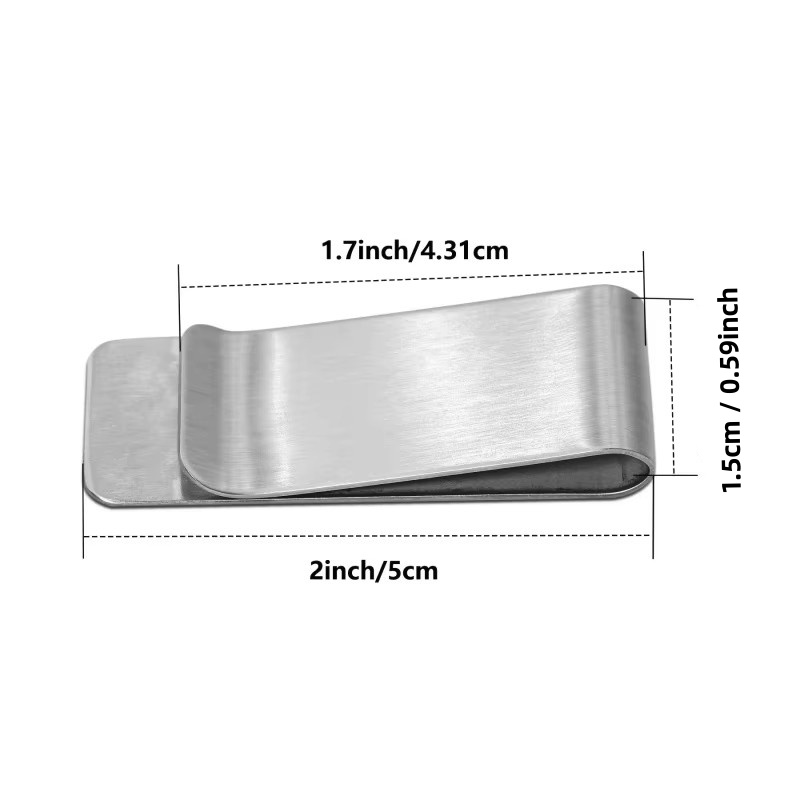 20PCS Stainless Steel Silver S - огляд і ціна Card Case Minimalist