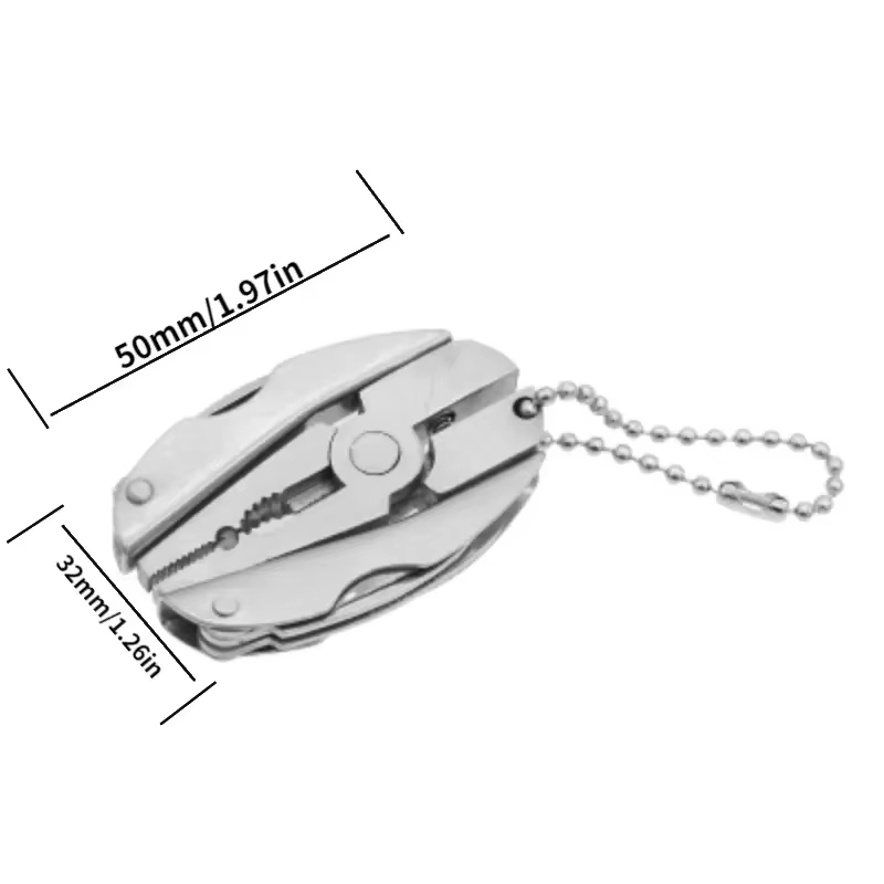 Portable Stainless Steel Multi - огляд і ціна Keychain Multi Tool