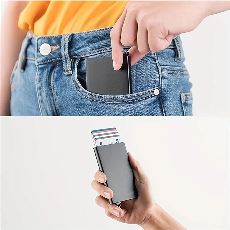 Smart Wallet Card Holder Metal - огляд і ціна Card Case Minimalist