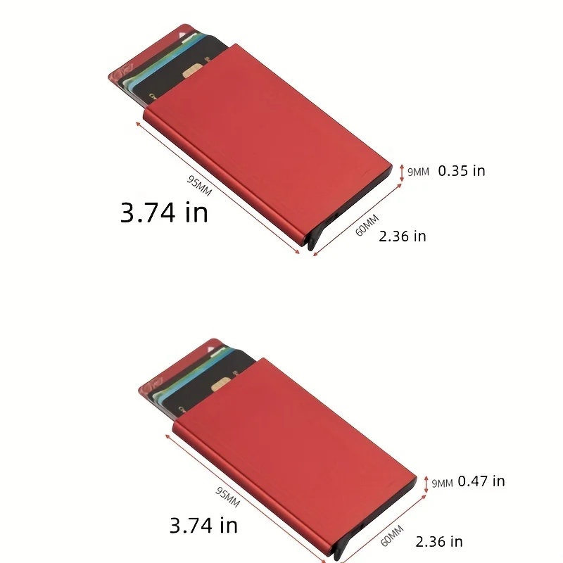 Smart Wallet Card Holder Metal - огляд і ціна Card Case Minimalist
