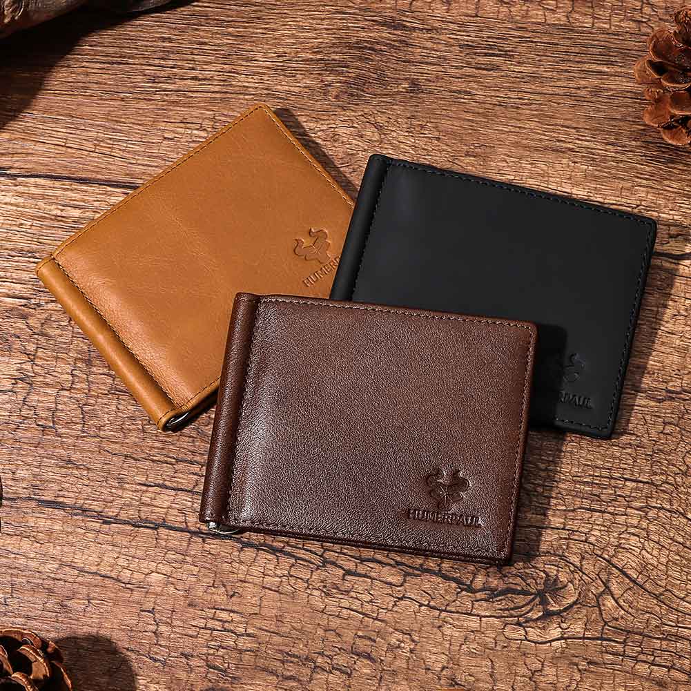 Genuine Leather Mens Slim Wall - огляд і ціна Money Clip Slim