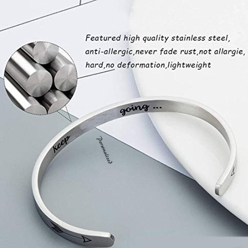 4MM To 8MM Free Engraving Cuff - огляд і ціна Men Accessories All