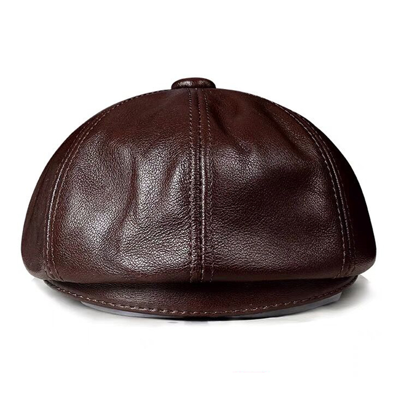 Spring New Genuine Leather Hat - огляд і ціна Men Accessories Brand