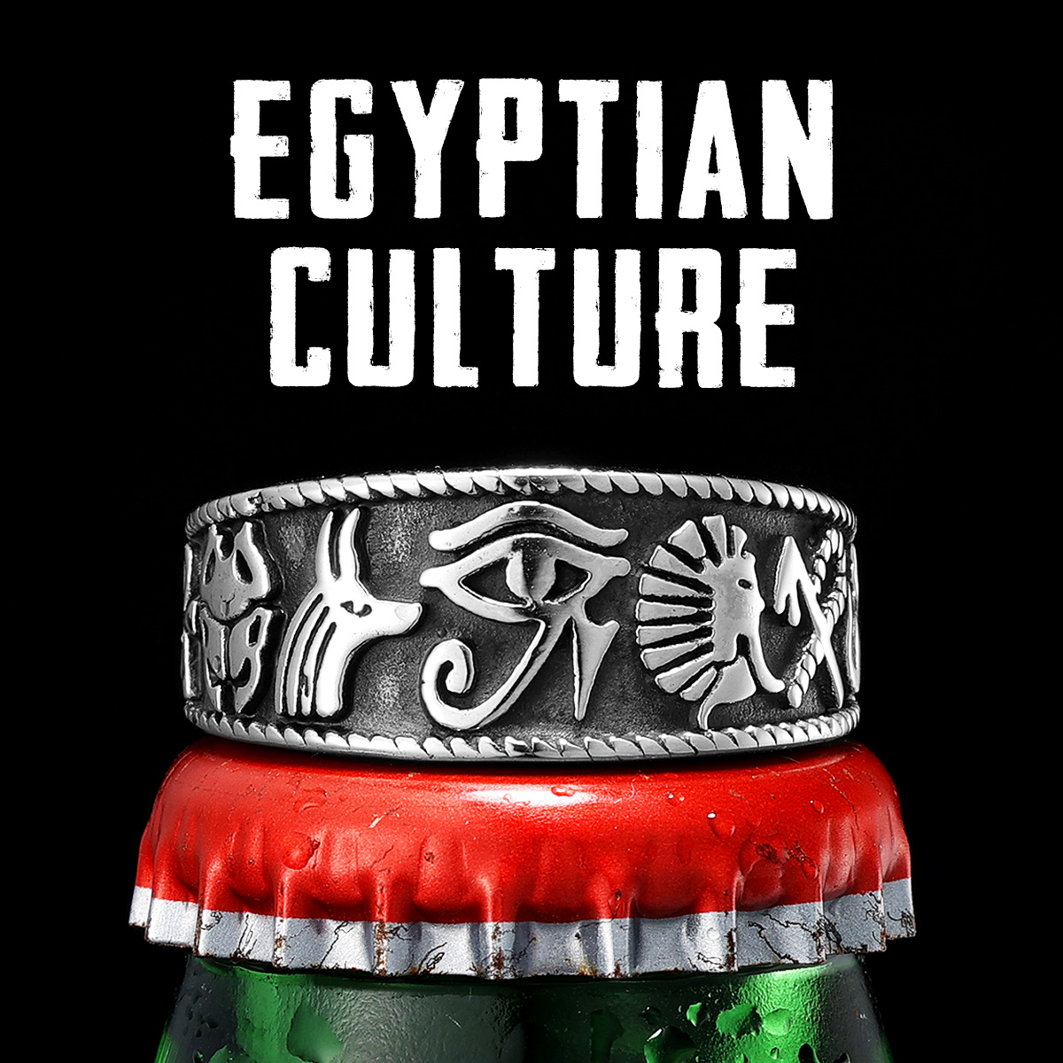 Egypt Pharaoh Eye of Horus Men - огляд і ціна Men'S Accessories Jewelry Egypt