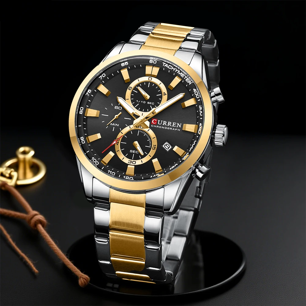 CURREN Casual Quartz Chrono Sp - огляд і ціна Men'S Accessories And Jewelry