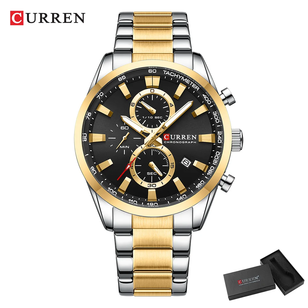 CURREN Casual Quartz Chrono Sp - огляд і ціна Men'S Accessories And Jewelry