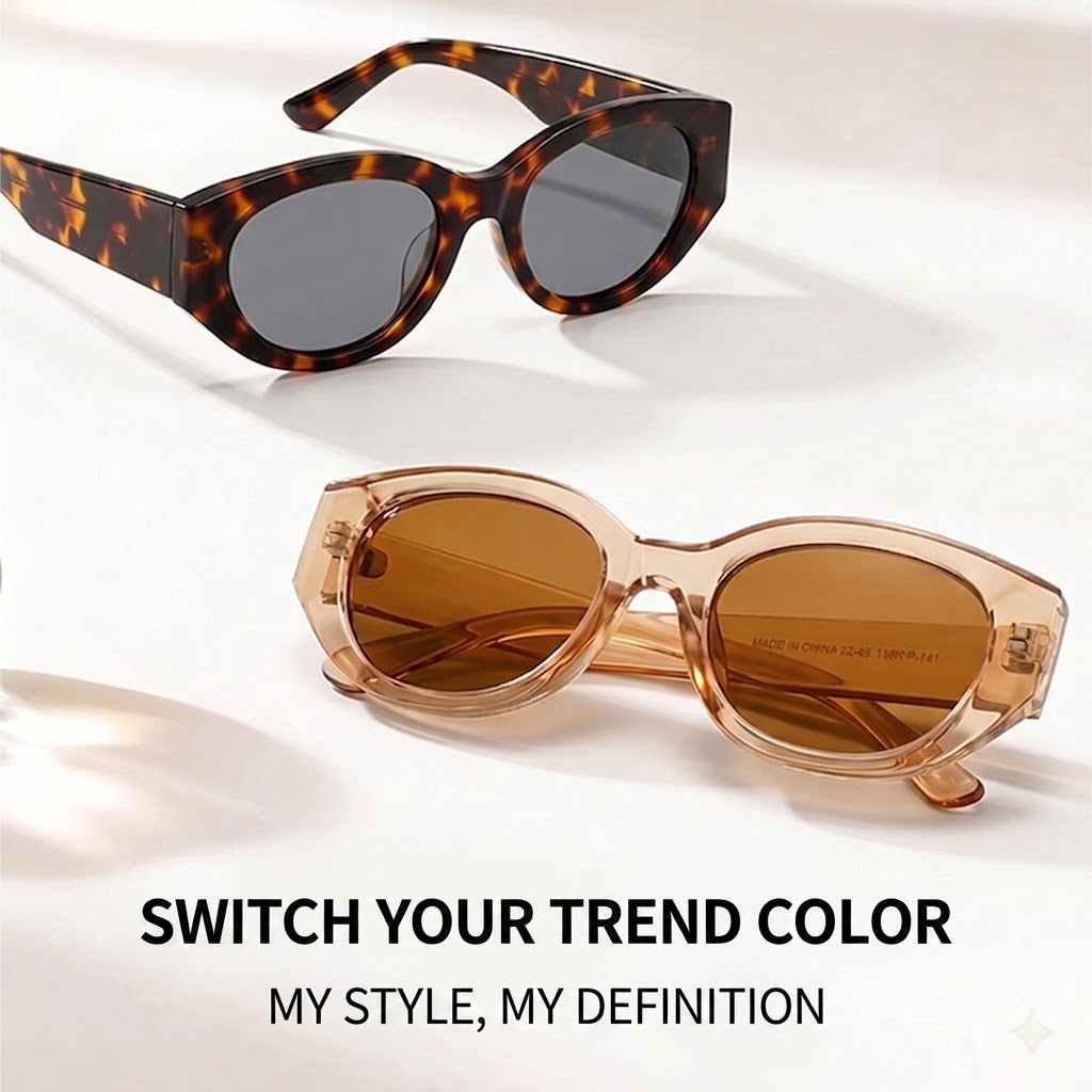 Women Men Classic Cat-Eye Pola - огляд і ціна Men Accessories Brand